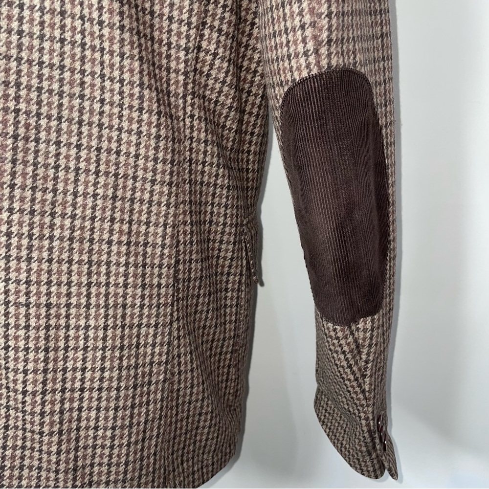 Tommy Hilfiger Wool Blend Tweed Houndstooth Blazer Sport Coat Men’s L - Picture 7 of 15